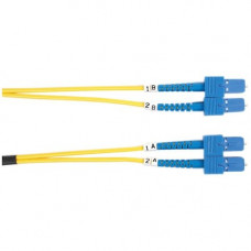 Black Box Single-Mode Value Line Patch Cable, SC-SC, 1-m (3.2-ft.) - 3.28 ft Fiber Optic Network Cable for Network Device - First End: 2 x SC Male Network - Second End: 2 x SC Male Network - Patch Cable - 9/125 &micro;m - Yellow - RoHS Compliance FOSM