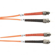 Black Box Single-Mode Value Line Patch Cable, ST-ST, 5-m (16.4-ft.) - 16.40 ft Fiber Optic Network Cable for Network Device - First End: 2 x ST Male Network - Second End: 2 x ST Male Network - Patch Cable - 9/125 &micro;m - Yellow - RoHS Compliance FO