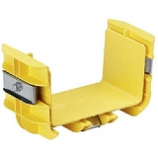 PANDUIT 6x4 FiberRunner QuikLock Coupler - Yellow - 1 Pack - TAA Compliance FRBC6X4YL