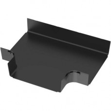 Panduit FiberRunner&reg; Horizontal Tee - Black - 1 Pack - Polycarbonate FRT12X4LBL