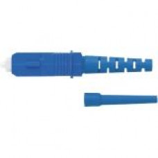 Panduit FSCSBU SC Fiber Optic Connector - 1 x SC Male - Blue - RoHS, TAA Compliance FSCSBU