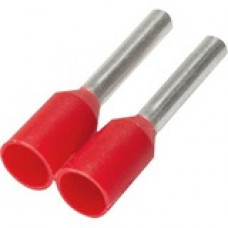 Panduit Electric Wire Ferrule - 3000 - Red - Polypropylene, Copper, Polypropylene - TAA Compliance FSD77-8-3K2