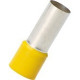 Panduit Electric Wire Ferrule - 25 - Yellow - Polypropylene, Copper, Polypropylene - TAA Compliance FSD89-27-Q