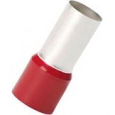 Panduit Electric Wire Ferrule - 25 - Red - Polypropylene, Copper, Polypropylene - TAA Compliance FSD90-25-Q