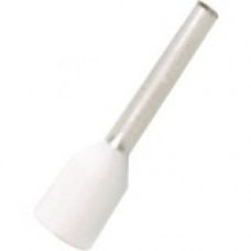 Panduit Electric Wire Ferrule - 500 - White - Polypropylene, Copper, Polypropylene - TAA Compliance FSDX75-8-D