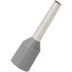 Panduit Electric Wire Ferrule - 500 - Gray - Polypropylene, Copper, Polypropylene - TAA Compliance FSDX76-8-D