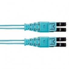 Panduit Fiber Optic Duplex Network Cable - 55.77 ft Fiber Optic Network Cable for Network Device - First End: 2 x LC Male Network - Second End: 2 x LC Male Network - Patch Cable - Aqua - 1 Pack - TAA Compliance FX2ERQ1Q1SNM017