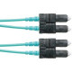 Panduit Fiber Optic Duplex Patch Network Cable - 3.28 ft Fiber Optic Network Cable for Network Device - First End: 2 x SC Male Network - Second End: 2 x SC Male Network - Patch Cable - 50/125 &micro;m - Aqua - 1 - TAA Compliance FZ23LSNSNSNM001