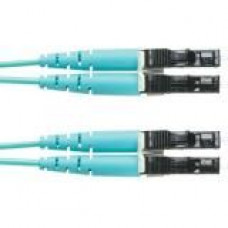 Panduit Fiber Optic Duplex Patch Network Cable - 16.40 ft Fiber Optic Network Cable for Network Device - First End: 2 x LC Male Network - Second End: 2 x LC Male Network - 50/125 &micro;m - Aqua - TAA Compliance FZ2ELLNLNSNM005