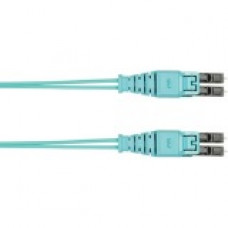 Panduit Fiber Optic Duplex Patch Network Cable - 101.71 ft Fiber Optic Network Cable for Network Device - First End: 2 x LC Male Network - Second End: 2 x LC Male Network - Patch Cable - Aqua - 1 - TAA Compliance FZ2ELQ1Q1NNM031