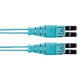 Panduit Fiber Optic Patch Network Cable - Fiber Optic for Network Device - Patch Cable - 43 ft - 1 Pack - LC Male Network - LC Male Network - Aqua FZ2ERQ1Q1SNM013