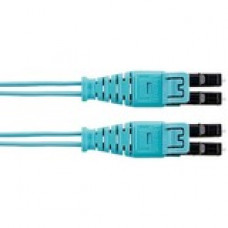 Panduit Fiber Optic Duplex Network Cable - 131.23 ft Fiber Optic Network Cable for Network Device - First End: 2 x LC Male Network - Second End: 2 x LC Male Network - Patch Cable - Aqua - 1 Pack FZ2ERQ1Q1SNM040