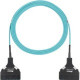 Panduit Fiber Optic Network Cable - 65.62 ft Fiber Optic Network Cable for Network Device - LC Cassette - LC Cassette - 50/125 &micro;m - Aqua - 1 - TAA Compliance FZTSLXNXNSNM020