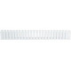 Panduit Cable Guide Wiring Duct - White - 6 Pack - Polyvinyl Chloride (PVC) - TAA Compliance G1.5X3WH6