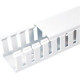 Panduit Cable Guide Wiring Duct - White - 6 Pack - Polyvinyl Chloride (PVC) - TAA Compliance G.75X2WH6