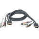 IOGEAR KVM Cable - DVI-D (Dual-Link) Digital Video, USB - 6ft G2L8D02U