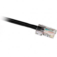 Cp Technologies Clearlinks1FT Cat5E 350MHZ Black No Boot Patch Cable - Category 5E for Network Device - 1ft - 1 x RJ-45 Male Network - 1 x RJ-45 Male Network - Black - RoHS Compliance GC5E-4P-BK-01-O