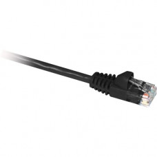 Cp Technologies Clearlinks7FT Cat5E 350MHZ Black w/ Boot Patch Cable - Category 5E for Network Device - 7ft - 1 x RJ-45 Male Network - 1 x RJ-45 Male Network - Black - RoHS Compliance GC5E-4P-BK-07