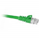 Cp Technologies Clearlinks1FT Cat5E 350MHZ Green w/ Boot Patch Cable - Category 5E for Network Device - 1ft - 1 x RJ-45 Male Network - 1 x RJ-45 Male Network - Green - RoHS Compliance GC5E-4P-GR-01