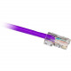 Cp Technologies ClearLinks 25FT Cat5E 350MHZ Purple No Boot Patch Cable - Category 5E for Network Device - 25ft - 1 x RJ-45 Male Network - 1 x RJ-45 Male Network - Purple - RoHS Compliance GC5E-4P-PU-25-O