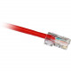 Cp Technologies ClearLinks 3FT Cat5E 350MHZ Red No Boot Patch Cable - Category 5E for Network Device - 3ft - 1 x RJ-45 Male Network - 1 x RJ-45 Male Network - Red - RoHS Compliance GC5E-4P-RD-03-O