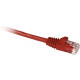 Cp Technologies Clearlinks3FT Cat5E 350MHZ Red w/ Boot Patch Cable - Category 5E for Network Device - 3ft - 1 x RJ-45 Male Network - 1 x RJ-45 Male Network - Red - RoHS Compliance GC5E-4P-RD-03