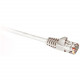 Cp Technologies Clearlinks1FT Cat5E 350MHZ White w/ Boot Patch Cable - Category 5E for Network Device - 1ft - 1 x RJ-45 Male Network - 1 x RJ-45 Male Network - White - RoHS Compliance GC5E-4P-WH-01