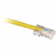 Cp Technologies Clearlinks1FT Cat5E 350MHZ Yellow No Boot Patch Cable - Category 5E for Network Device - 1ft - 1 x RJ-45 Male Network - 1 x RJ-45 Male Network - Yellow - RoHS Compliance GC5E-4P-YW-01-O