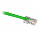 Cp Technologies ClearLinks 50FT Cat. 6 550MHZ Green No Boot Patch Cable - Category 6 for Network Device - 50ft - 1 x RJ-45 Male Network - 1 x RJ-45 Male Network - Green - RoHS Compliance GC6-GR-50-O