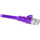 Cp Technologies ClearLinks 7FT Cat. 6 550MHZ Purple Molded Snagless Patch Cable - Category 6 for Network Device - 7ft - 1 x RJ-45 Male Network - 1 x RJ-45 Male Network - Purple - RoHS Compliance GC6-PU-07