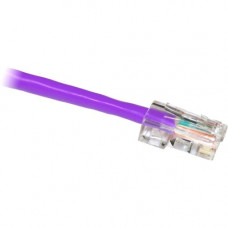 Cp Technologies ClearLinks 25FT Cat. 6 550MHZ Purple No Boot Patch Cable - Category 6 for Network Device - 25ft - 1 x RJ-45 Male Network - 1 x RJ-45 Male Network - Purple - RoHS Compliance GC6-PU-25-O