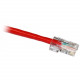 Cp Technologies ClearLinks 7FT Cat. 6 550MHZ Red No Boot Patch Cable - Category 6 for Network Device - 7ft - 1 x RJ-45 Male Network - 1 x RJ-45 Male Network - Red - RoHS Compliance GC6-RD-07-O