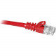 Cp Technologies ClearLinks 3FT Cat. 6 550MHZ Red Molded Snagless Patch Cable - Category 6 for Network Device - 3ft - 1 x RJ-45 Male Network - 1 x RJ-45 Male Network - Red - RoHS Compliance GC6-RD-03