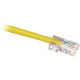 Cp Technologies ClearLinks 1FT Cat. 6 550MHZ Yellow No Boot Patch Cable - Category 6 for Network Device - 1ft - 1 x RJ-45 Male Network - 1 x RJ-45 Male Network - Yellow - RoHS Compliance GC6-YW-01-O
