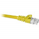 Cp Technologies ClearLinks 1FT Cat. 6 550MHZ Yellow Molded Snagless Patch Cable - Category 6 for Network Device - 1ft - 1 x RJ-45 Male Network - 1 x RJ-45 Male Network - Yellow - RoHS Compliance GC6-YW-01