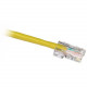 Cp Technologies ClearLinks 25FT Cat. 6 550MHZ Yellow No Boot Patch Cable - Category 6 for Network Device - 25ft - 1 x RJ-45 Male Network - 1 x RJ-45 Male Network - Yellow - RoHS Compliance GC6-YW-25-O