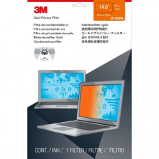 3m &trade; Gold Privacy Filter for 14" Widescreen Laptop - For 14"Notebook - TAA Compliance GF140W9B