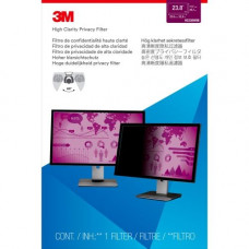 3m &trade; High Clarity Privacy Filter for 23.8" Widescreen Monitor - For 23.8" Widescreen Monitor - 16:9 - Black, Glossy - TAA Compliance HC238W9B