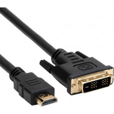 Accortec DVI-D/HDMI Audio/Video Cable - 15 ft DVI-D/HDMI A/V Cable for Desktop Computer, Notebook, Home Theater System, Audio/Video Device - First End: 1 x HDMI Male Digital Audio/Video - Second End: 1 x DVI-D Male Digital Video - Supports up to 1080 - Go