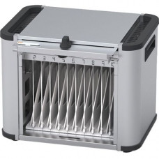 Bretford PureCharge Station 10 - 14.7" Height x 20.9" Width x 15" Depth - Steel - Platinum - TAA Compliance HGFQ2BG1