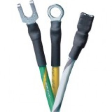 Panduit Cable Protector Heat Shrink Tube - Black - 25 Pack - Polyolefin HSTT19-48-Q