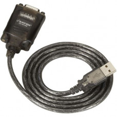 Black Box Serial Cable - 3.70 ft Serial Data Transfer Cable for Modem, Printer - First End: 1 x DB-9 Male Serial - Second End: 1 x Type A Male USB - TAA Compliance IC199A-R3