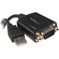 Startech.Com 1 Port Professional USB to RS-232 Serial Adapter Cable - COM Retention - Serial adapter - USB - RS-232 - black - 1 x Type A Male USB - 1 x DB-9 Male Serial - Black - RoHS, TAA Compliance ICUSB2321X