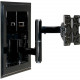 Peerless IM760P Universal In-Wall Mount - Steel - 200 lb - Black - TAA Compliance IM760P