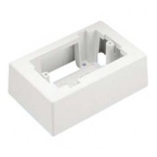 Panduit Pan-Way Low Voltage Surface Mount Box - 1-gang - Electric Ivory - TAA Compliance JB1EI-A