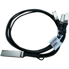 HPE X240 QSFP28 4xSFP28 1m Direct Attach Copper Cable - 3.28 ft QSFP28/SFP28 Network Cable - First End: 1 x QSFP28 Network - Second End: 4 x SFP28 Network - Black - 1 - TAA Compliance JL282A