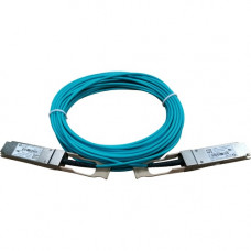 HPE X2A0 40G QSFP+ to QSFP+ 10m Active Optical Cable - 32.81 ft Fiber Optic Network Cable for Network Device, Switch - First End: 1 x QSFP+ Male Network - Second End: 1 x QSFP+ Male Network - 40 Gbit/s - 1 - TAA Compliance JL288A