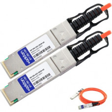 AddOn Juniper Networks Compatible TAA Compliant 40GBase-AOC QSFP+ to QSFP+ Direct Attach Cable (850nm, MMF, 0.5m) - 100% compatible and guaranteed to work - TAA Compliance JNP-40G-AOC-50CM-AO