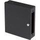 Black Box Mini Wallmount Fiber Enclosure, One Adapter Panel, Non-Locking - For Patch Panel, LAN Switch - Wall Mountable - TAA Compliance JPM399A-R2