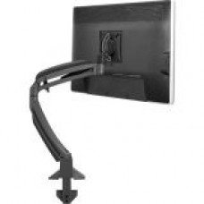 Milestone Av Technologies Chief Kontour K1D Series K1D22HBXRH - Mounting kit (articulating arm, desk clamp mount, crossbar, 2 interface brackets) - for 2 LCD displays - aluminum - black - screen size: 10"-24" - TAA Compliant - TAA Compliance K1D